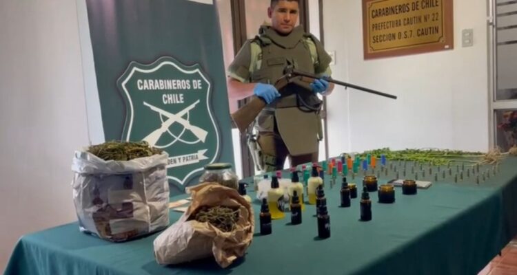 Desbaratan banda liderada por reo de la cárcel de Temuco y que comercializaba droga en La Araucanía y RM