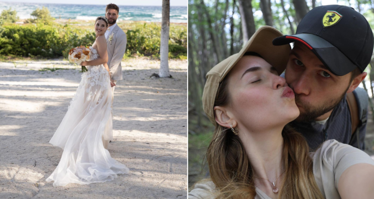 Belén Soto y su exesposo