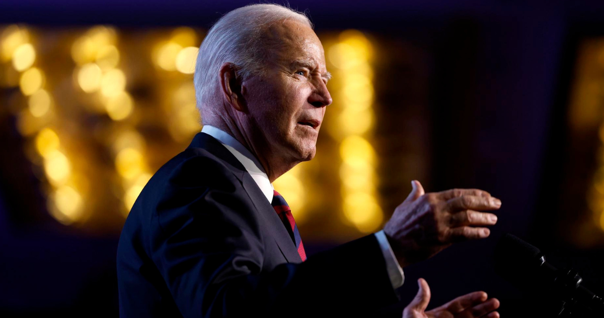 Imagen de Joe Biden por soldados estadounidenses muertos en Jordania