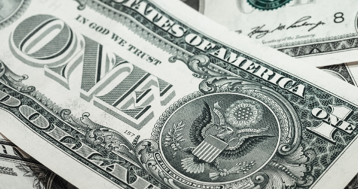 un billete de un dólar