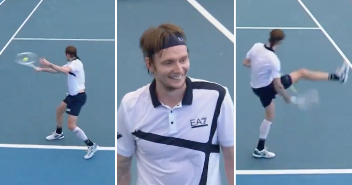 Bublik y su nuevo show ante Lorenzo Musetti en el ATP de Adelaida.