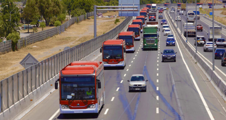 214 buses eléctricos renovarán transporte público de la zona sur de la RM