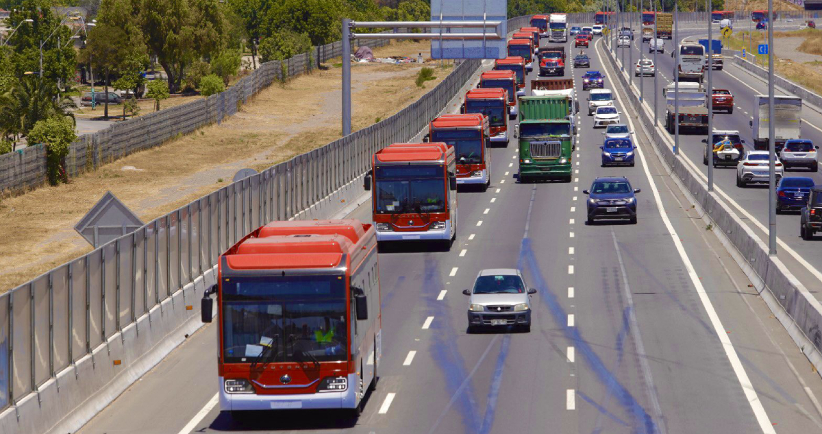 214 buses eléctricos renovarán transporte público de la zona sur de la RM