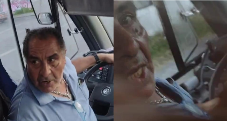 micrero tira manotazo a estudiante al que no quiso aceptar pase en Puerto Montt