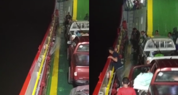 Minutos de angustia viven pasajeros de barcaza que une Niebla con Corral tras accidente en trayecto
