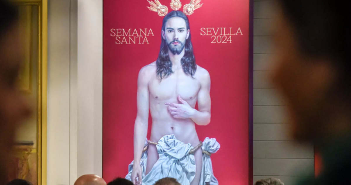 Cartel de Jesús supuestamente ‘afeminado’