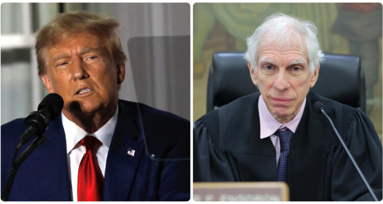 Donald Trump y el juez Arthur Engoron