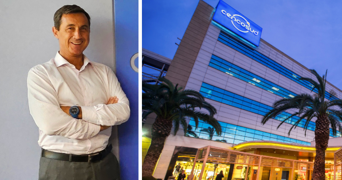 izquierda: Nuevo Ceo cencosud derecha: edificio corporativo de Cencosud