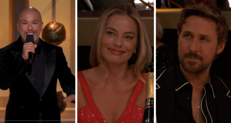 Comediante Jo koy lanza pésimo chiste sobre Barbie que no gustó a los actores en los Globos de Oro