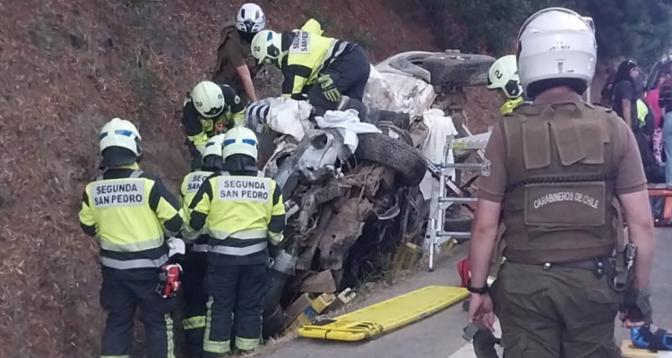 Fuerte colisión entre vehículos en la Ruta de la Madera: reportan lesionados