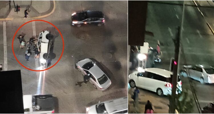 COLISIÓN Y VOLCAMIENTO DE VEHÍCULO EN CONCEPCIÓN