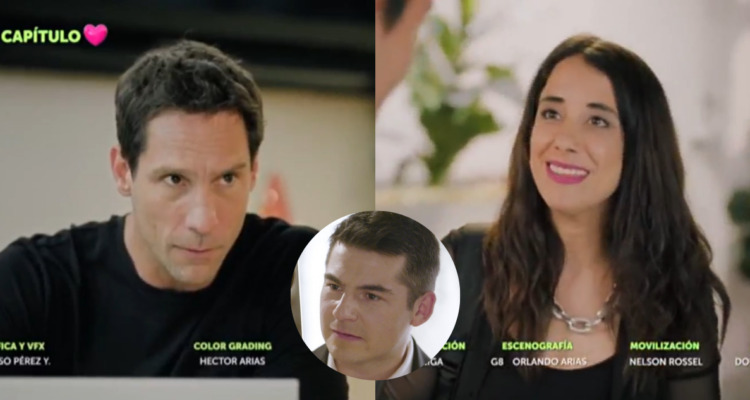 Gonzalo Valenzuela (izquierda) y Eliza Zulueta (derecha) en Como la vida misma