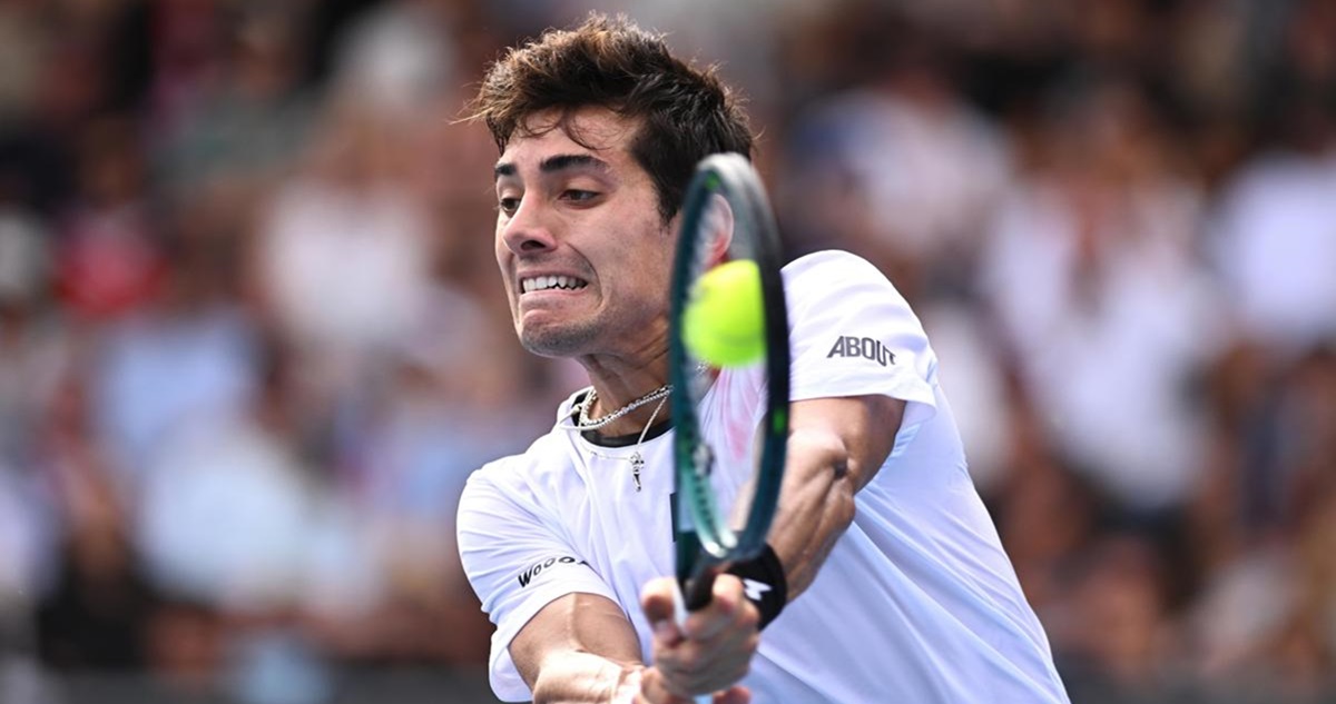 Cristian Garin se despidió en primera ronda de Australia.