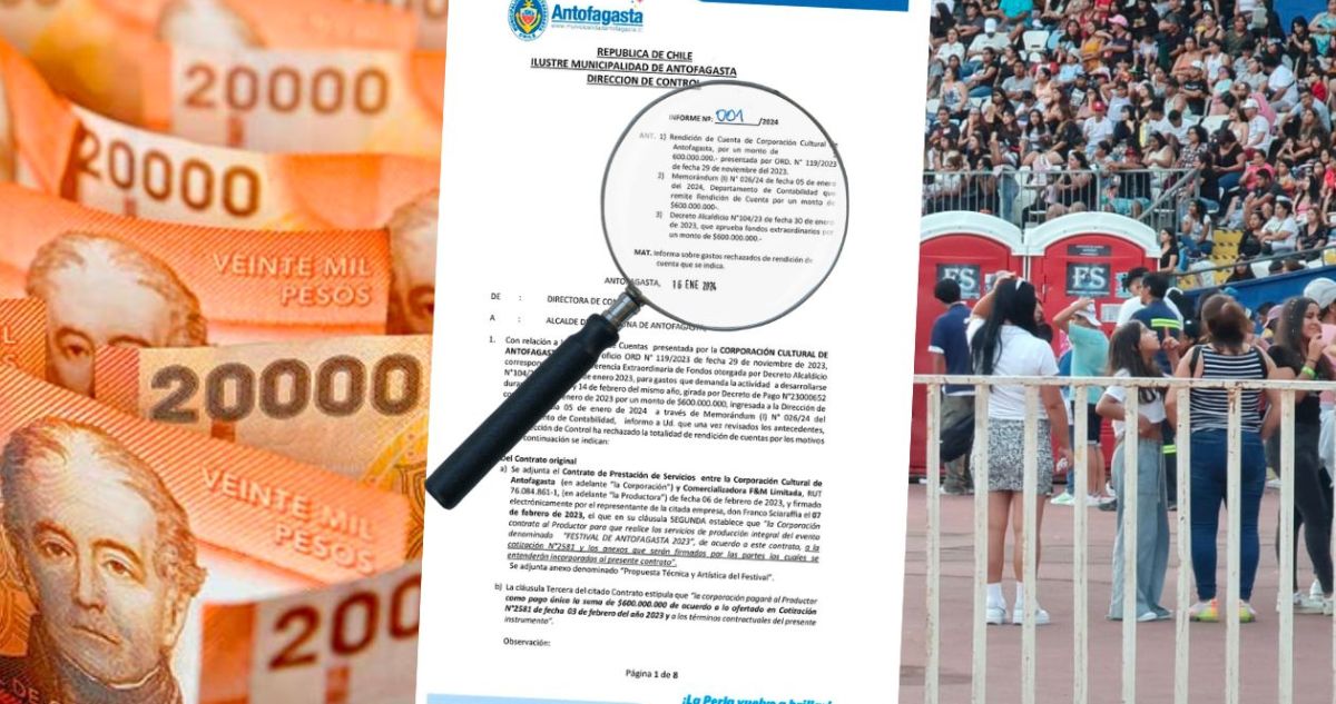 Desvío de $600 millones: El drama financiero que sacude la organización del Festival de Antofagasta