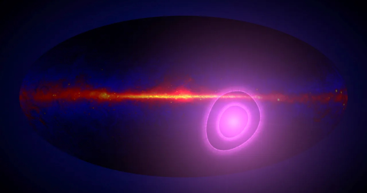 Astrónomos encuentran una inexplicable señal de rayos gamma más allá de la Vía Láctea