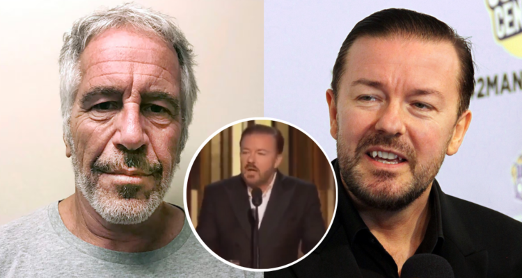 La vez en que Ricky Gervais apuntó a Jeffrey Epstein durante discurso de los Globos de Oro