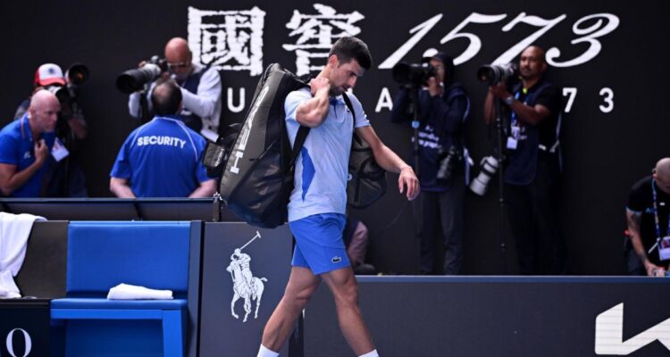DJokovic y su momento de furia en el Australian open