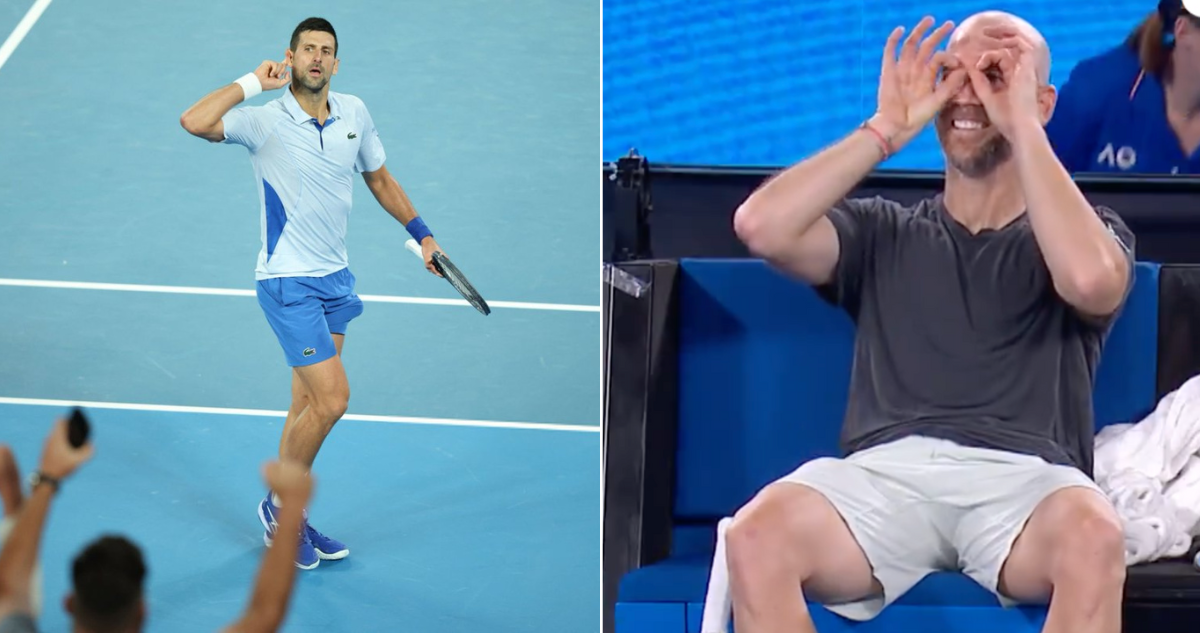 El nuevo show de Djokovic en Australian Open.