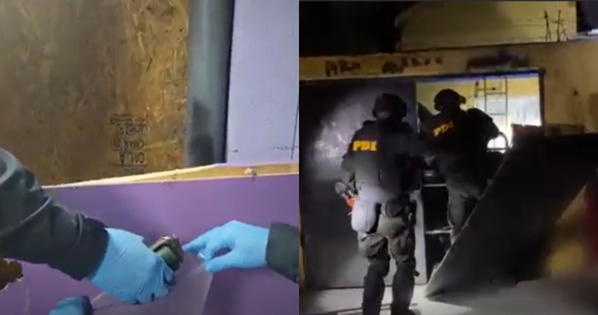 Cae banda familiar que ingresaba droga a la zona sur de la RM: líder estuvo 3 minutos en libertad