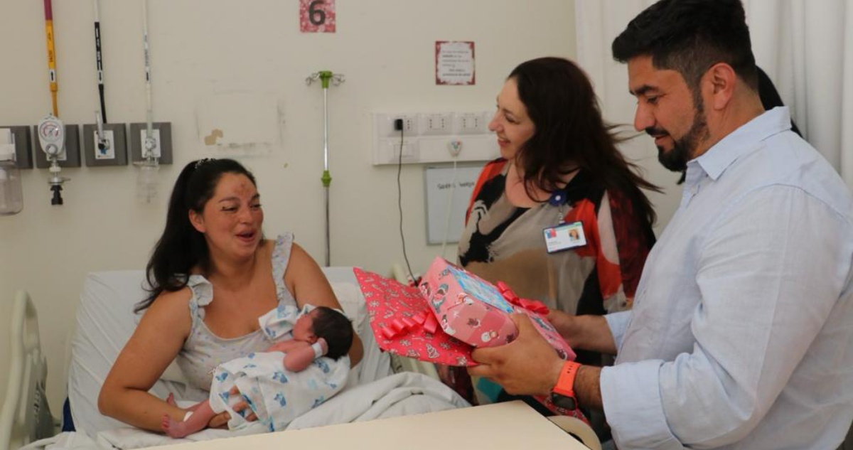 Nació a las 0:01 en Talcahuano: Facundo fue el primer niño que vino al mundo este 2024