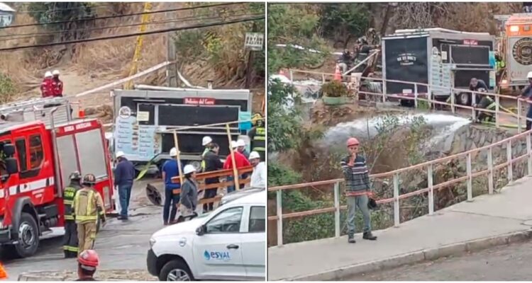 Familia anuncia querella por muerte de trabajador que realizaba mantención de matriz de agua en Valparaíso