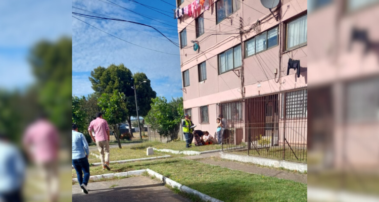 Niño de 7 años cae desde tercer piso de edificio en Hualpén: permanece hospitalizado en Talcahuano