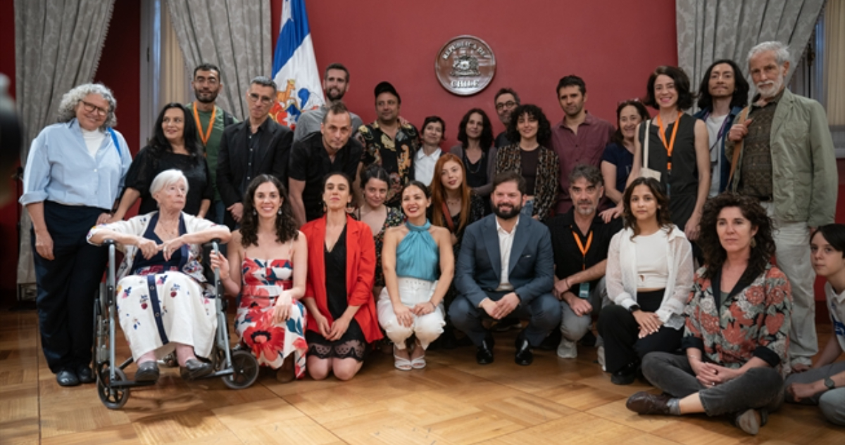 Actores en La Moneda