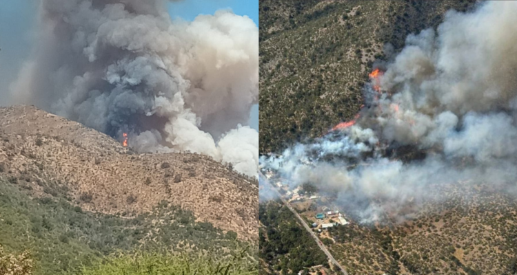 Declaran Alerta Amarilla para Quilpué por incendio forestal