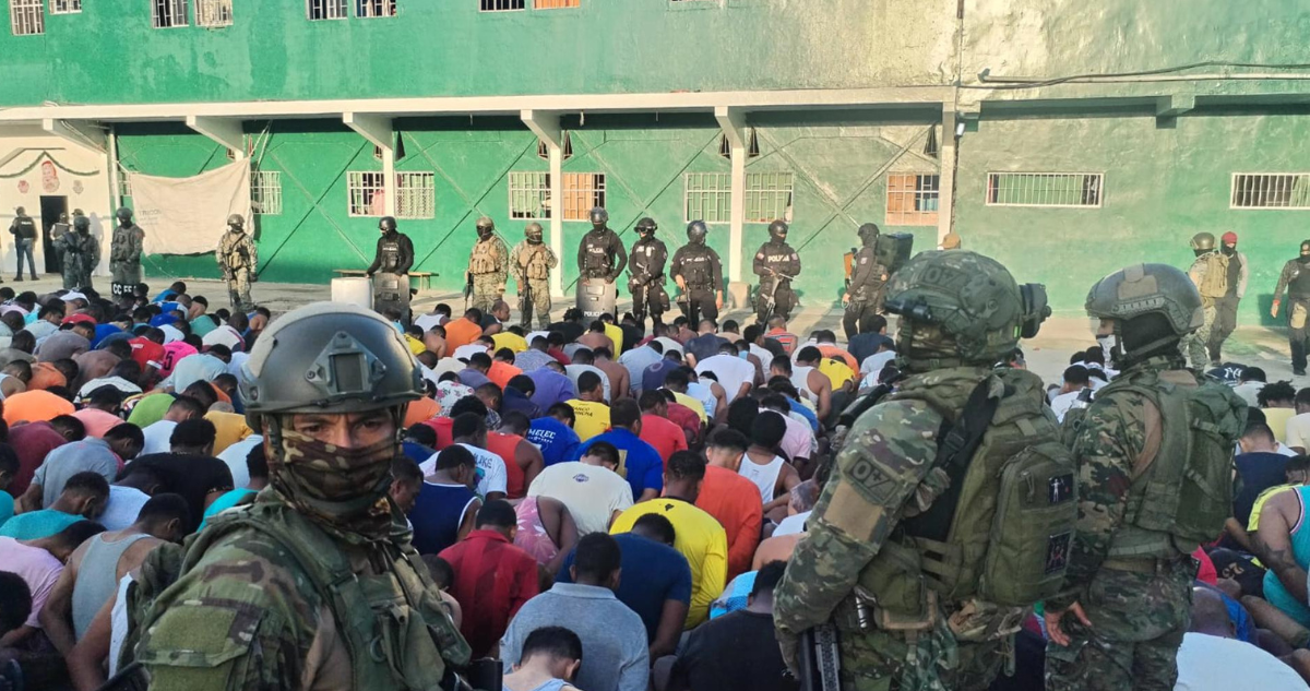 Fuerzas Armadas Ecuador el interior de un cárcel