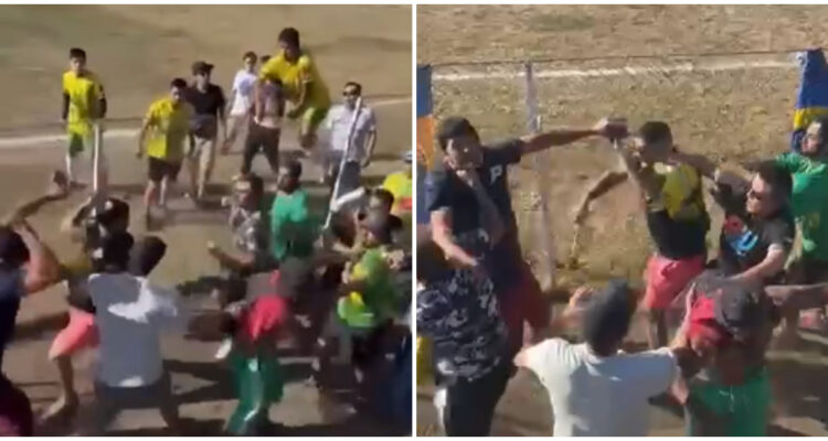 fútbol de barrio pelea Concepción