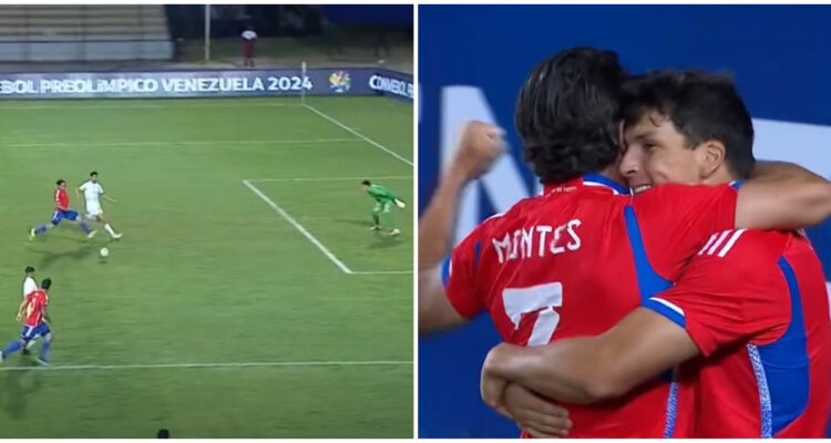 Clemente Montes puso en ventaja a La Roja Sub 23 sobre Uruguay,