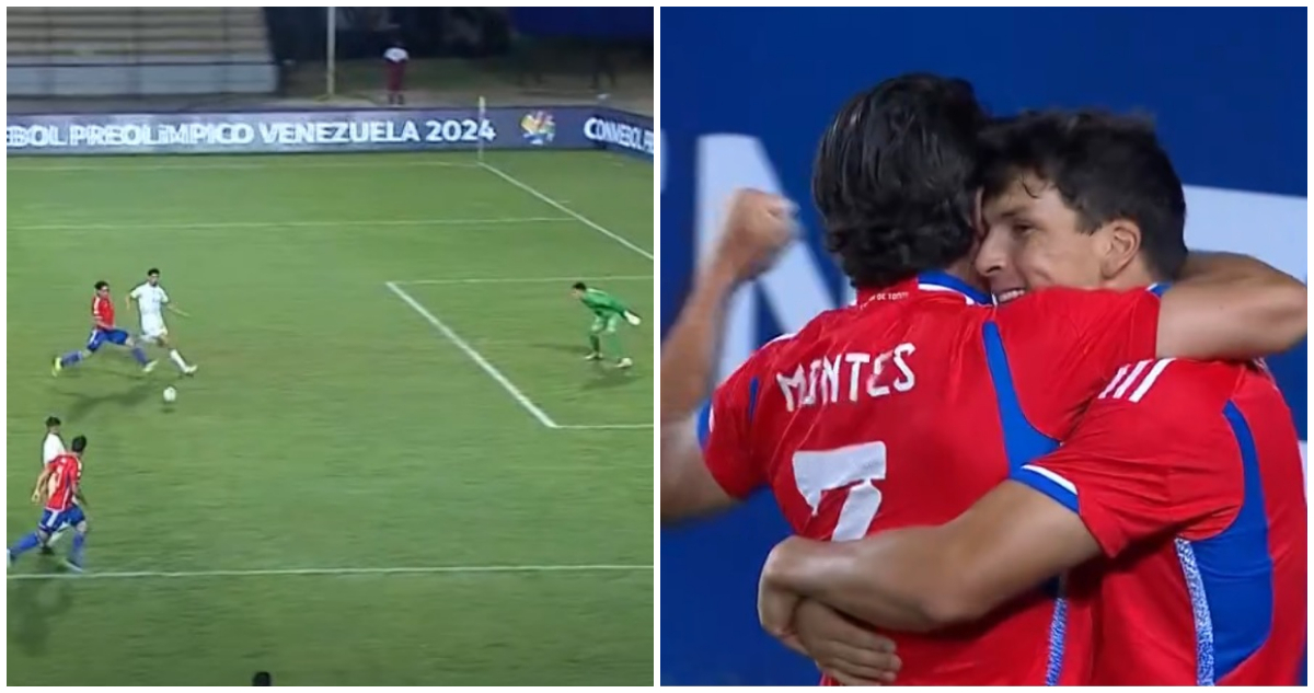 Clemente Montes puso en ventaja a La Roja Sub 23 sobre Uruguay,