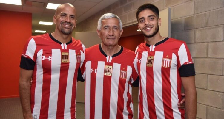 Deian Verón junto a su padre y abuelo