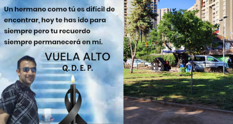 Víctima fallecida en Estación Central y lugar de la riña