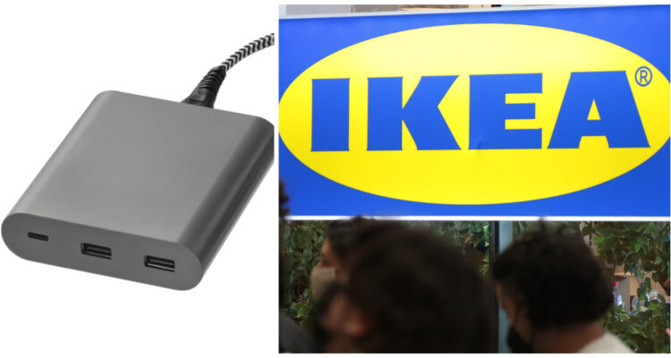 Publican alerta de seguridad por cargador que vendió Ikea: hay riesgo de electrocución y quemaduras