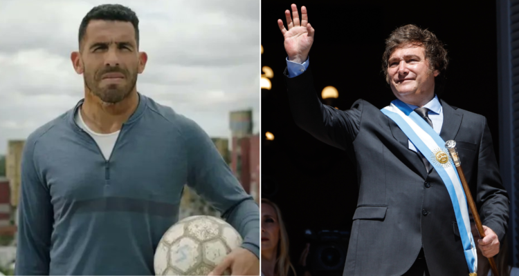 Carlos Tevez y su férreo apoyo a Javier Milei.