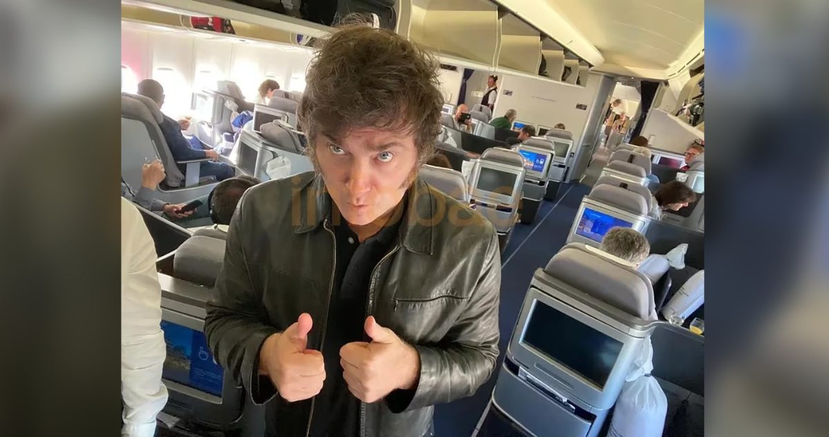 Milei se fue al Foro Económico Mundial en Suiza en un vuelo comercial: detalló cuánto dinero ahorró