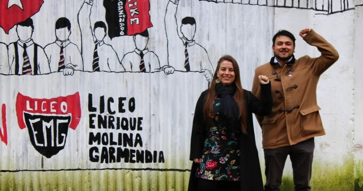 Seremi de Justicia Bío Bío, Claudia Soto, junto a su jefe de gabinete, Gonzalo Soto.