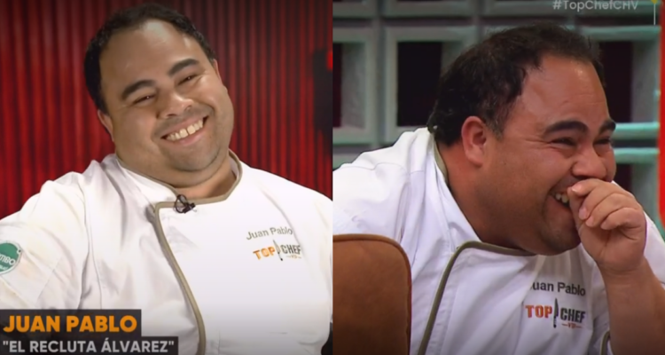 El chascarro de Juan Pablo Álvarez en competencia por inmunidad de Top Chef: no pudo aguantar la risa
