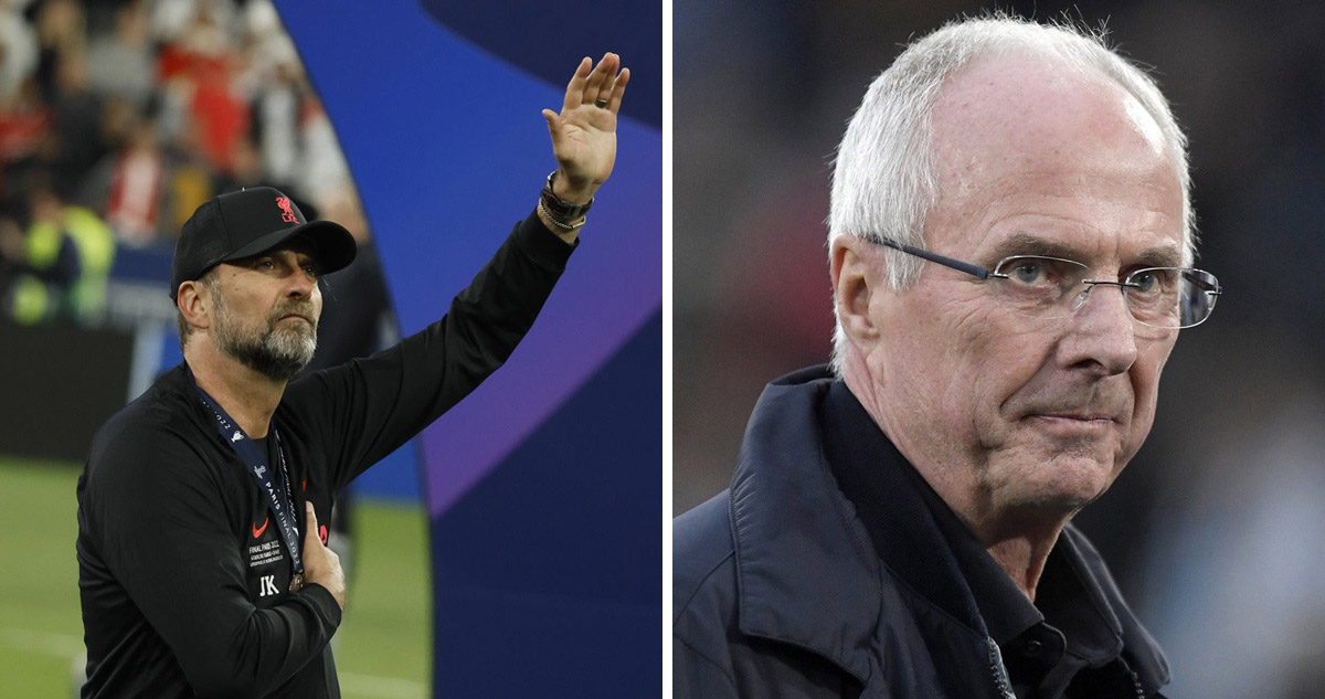 Jürgen Klopp cumplirá último deseo de Sven Goran Eriksson.