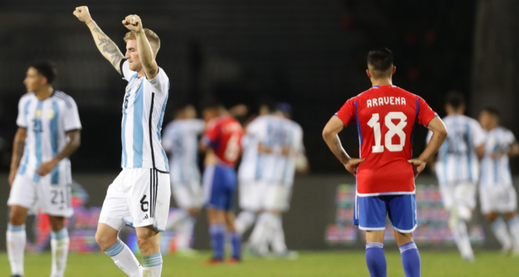 Argentina doblega sin problemas a La Roja y la deja sin sueño preolímpico.