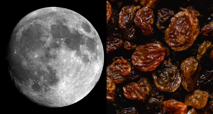 La Luna se está reduciendo igual que una pasa cuando se arruga, según un nuevo estudio