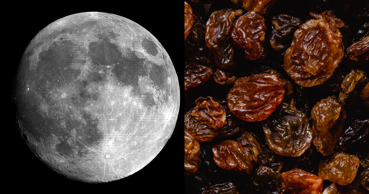 La Luna se está reduciendo igual que una pasa cuando se arruga, según un nuevo estudio