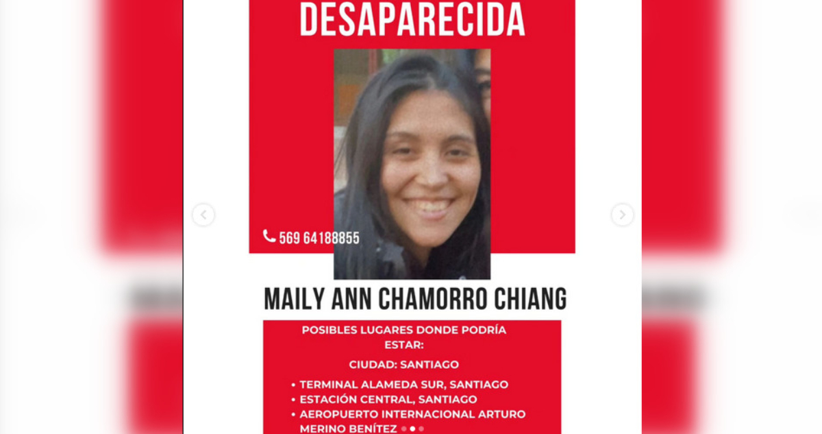 Intensifican búsqueda de Maily Ann: joven tomó bus a Santiago y desapareció