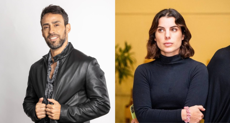 Jorge Valdivia (izquierda) y Maite Orsini (derecha) en referencia a su relación