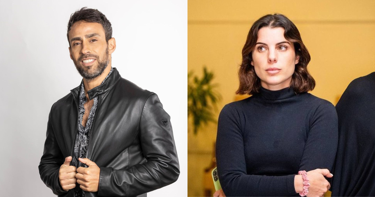 Jorge Valdivia (izquierda) y Maite Orsini (derecha) en referencia a su relación
