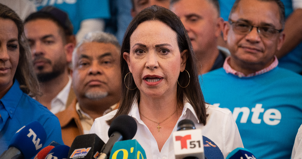 La principal amenaza para Maduro: María Machado inicia campaña para las presidenciales en Venezuela