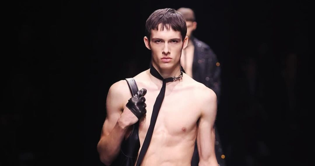 Mateo Ruiz, modelo chileno en Gucci