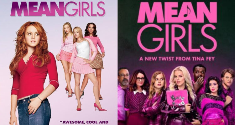 Mean Girls en 2004 (izquierda) y 2024 (derecha)