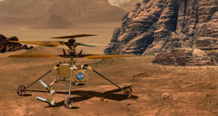 El dron Ingenuity, de la NASA.